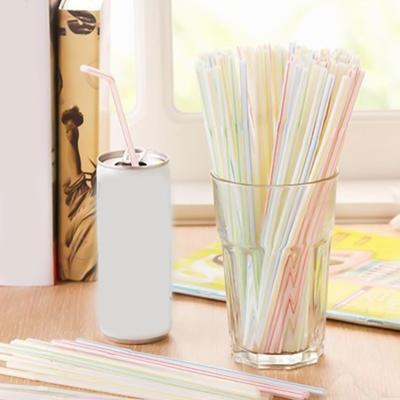100Pcs Drinking Straws Food  Grade Disposable Plastic BPA Free Soda Beverage Straws for Home