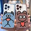 Cute Little Monster Clear Phone Case For Samsung A03S A03 A04 A05 A05S A06 A7 A11 A10S A12 A13 A14 A15 A16 NOTE 10 20 ULTRA Case