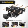 Kit Ricevitore Gancio di Traino per Paraurti Posteriore Nilight da 2 Pollici, Compatibile per Jeep Wrangler JK 4 Porte e 2 Unlimited 2007-2018, Con Cablaggio a 4 Pin