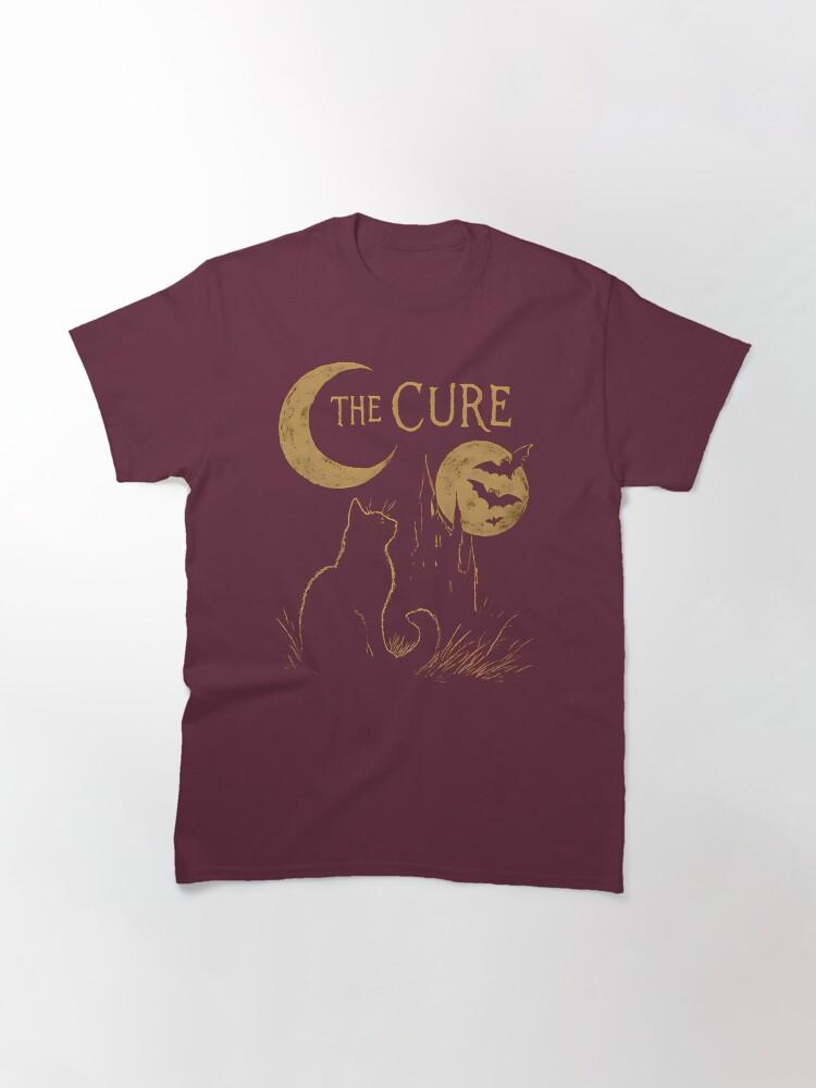 The Cure Gothic Cat And Moon The Cure Classic T-Shirt