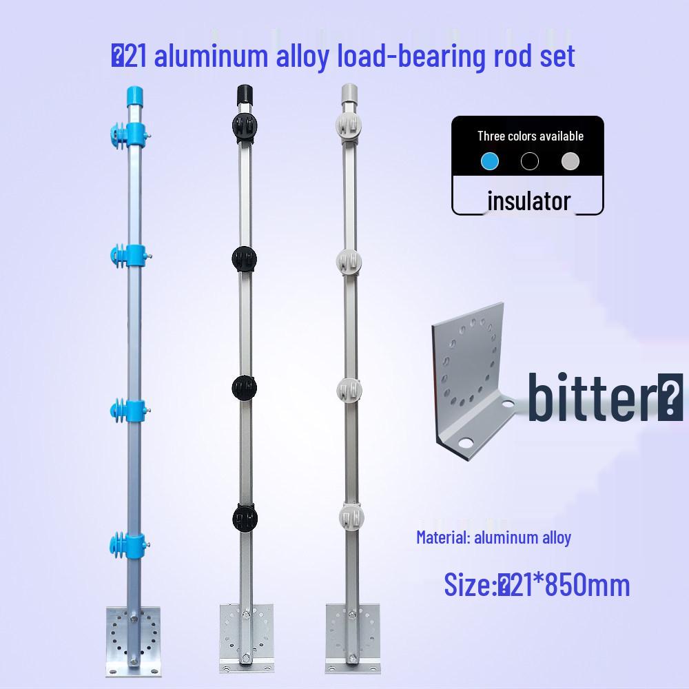 Pulse Electronic Fence Accessory Set: Aluminum Alloy Brackets & Posts (10 Sets) with Free Shipping