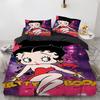 Cartoon Betty Duvet Cover Pillowcase Bedding Set BoyGirl Bedroom Decoration ChildrenGift Single Double Large SizeZip Duvet Cove