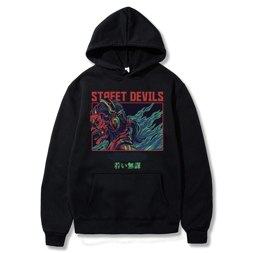 Autumn fleece hoodie youthful and fearless printed street fashion pullover men's and women's long sleeved warm hoodie