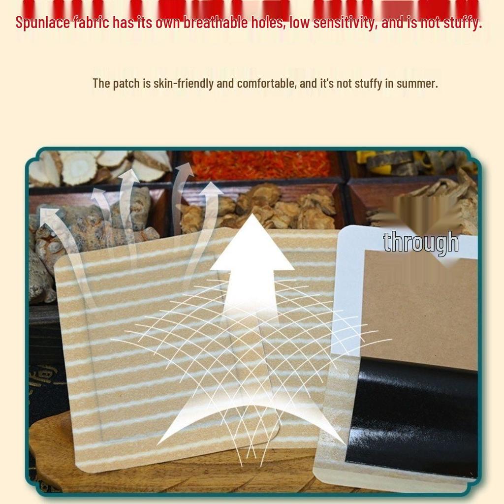 Schwarzes Gips-Gesundheitspflaster zur Schmerzlinderung - Nacken, Schulter, Taille, Bein, Kniegelenk-Schmerzen & Taubheitsgefühl