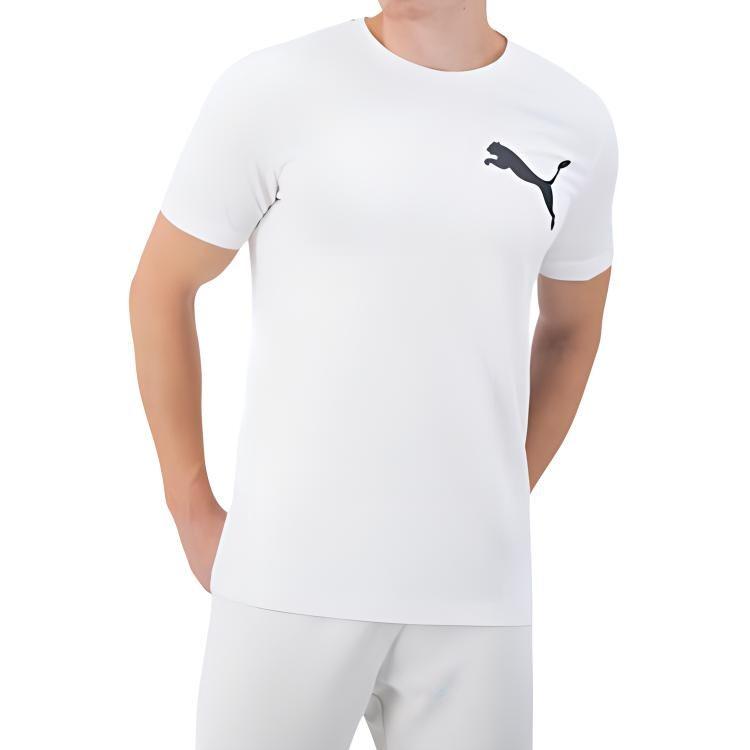 Puma T Shirts Men's Crew Neck Moderate Straight Fit 855072-02