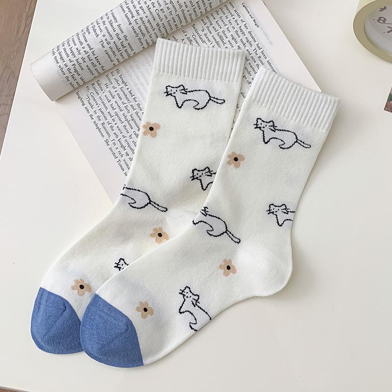 Girls Spring and Summer Fashion New Lovely All Build In Tube Socks