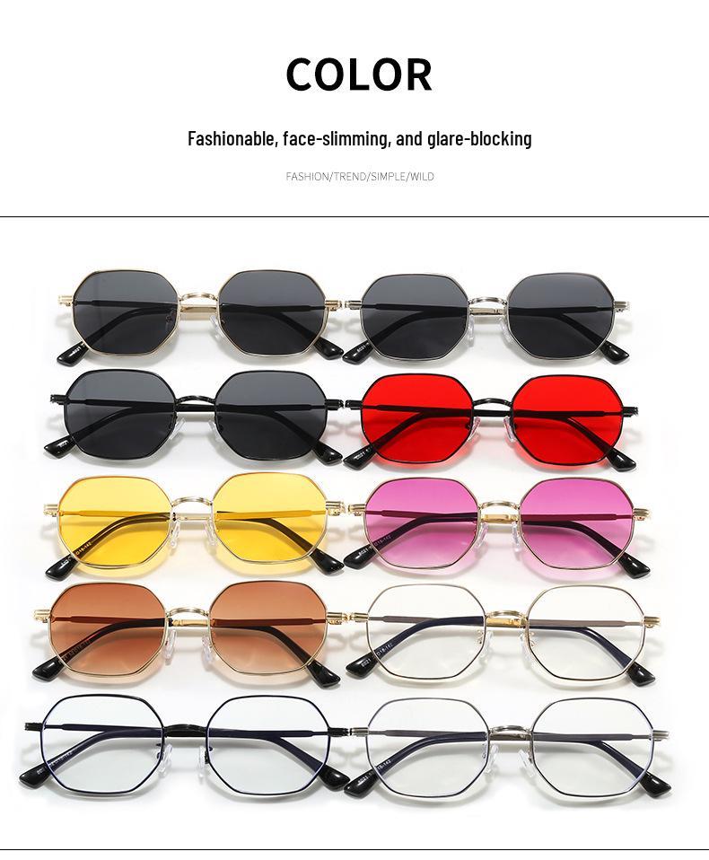 Unisex Street Style Small Frame Sunglasses with UV Protection – Trendy for Small Faces