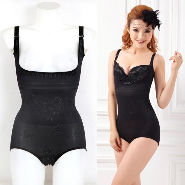 Women Slimming Girdler Underbust Shapewear Cincher Full Body Suit Shaper Firm ZU98