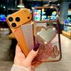 Butterfly Gradient Wave Pattern Mirror Phone Case for Apple IPhone Air 11 12 13 14 15 16 17 Pro Max Plus Make Up Cover