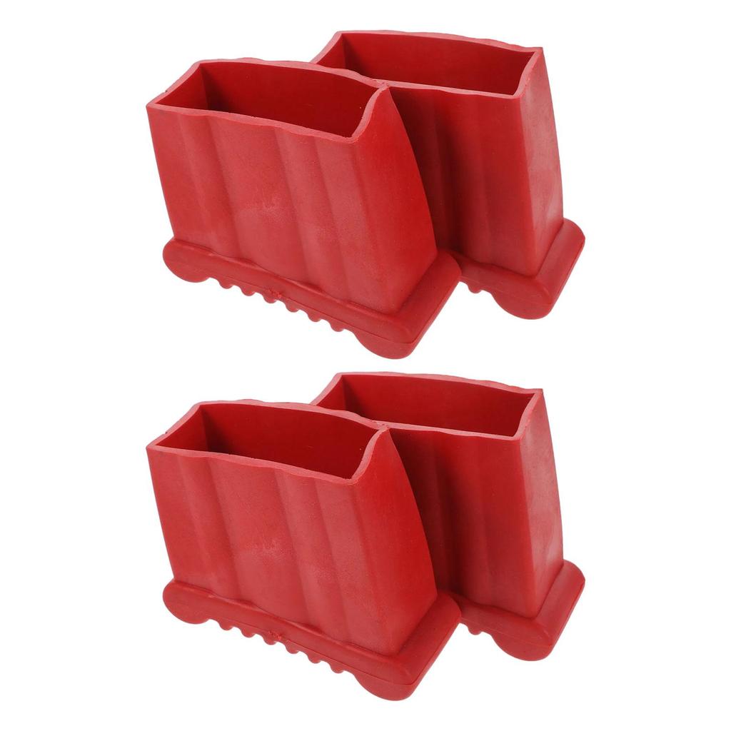 4x Leiter Füße Abdeckungen Universal Ersatz Langlebig Sicherheit Stoßstange Verlängerung Leiter Abdeckungen Leiter Zubehör