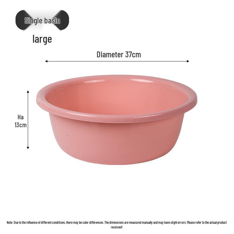 Back-to-School Essentials: Two-Piece Multi-Functional Thickened Washbasin and Handheld Plastic Water Bucket