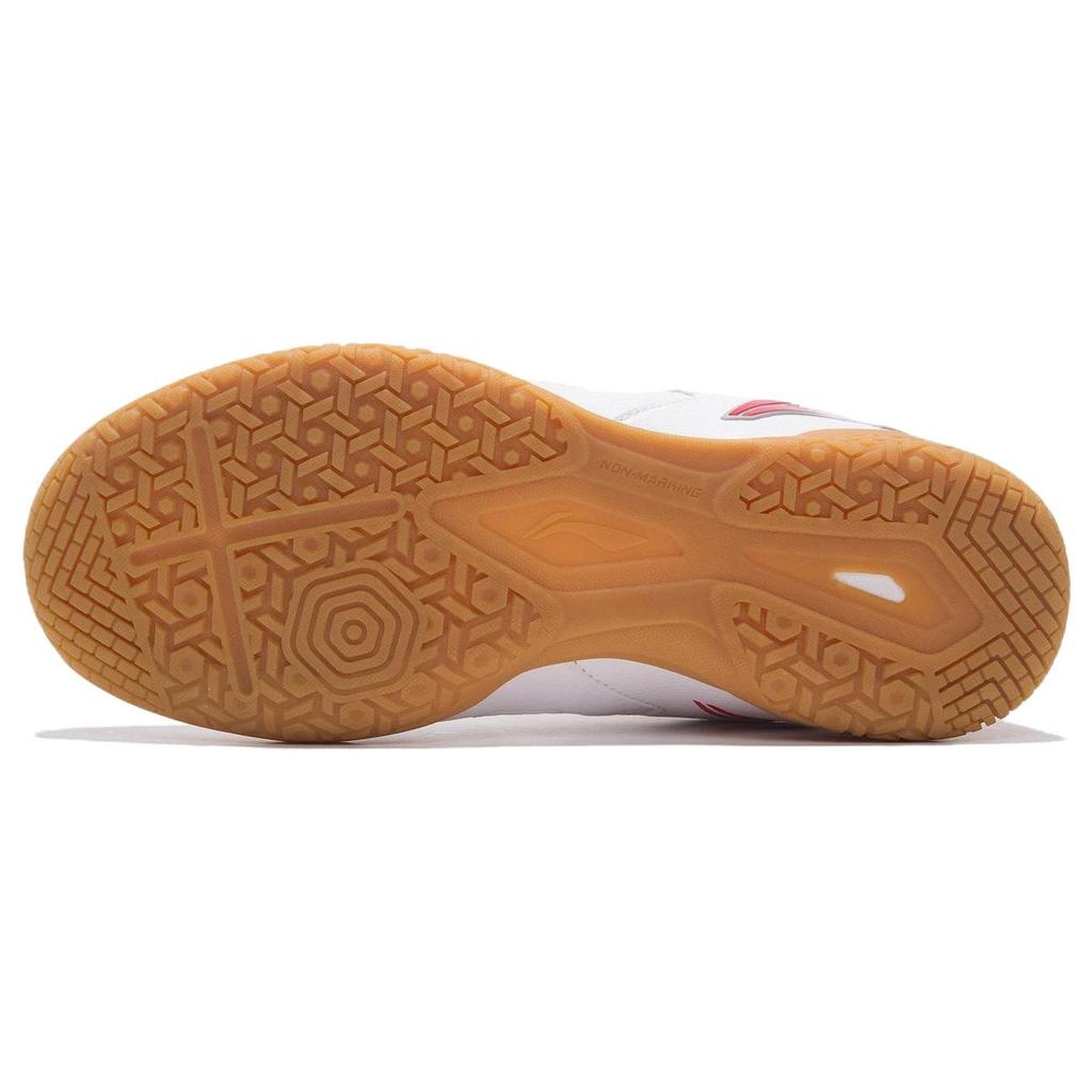 New LiNing Anti Slip Wear Resistant Low Top Training Shoes Women's White Red APTP006-2
