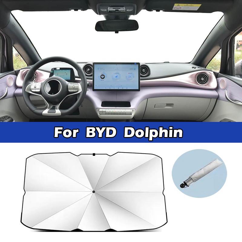 For BYD Song Han Yuan Tang Qin KING Seagull Dolphin Car Front Windshield Sunshade Umbrella Sun UV Protection Auto Accessories
