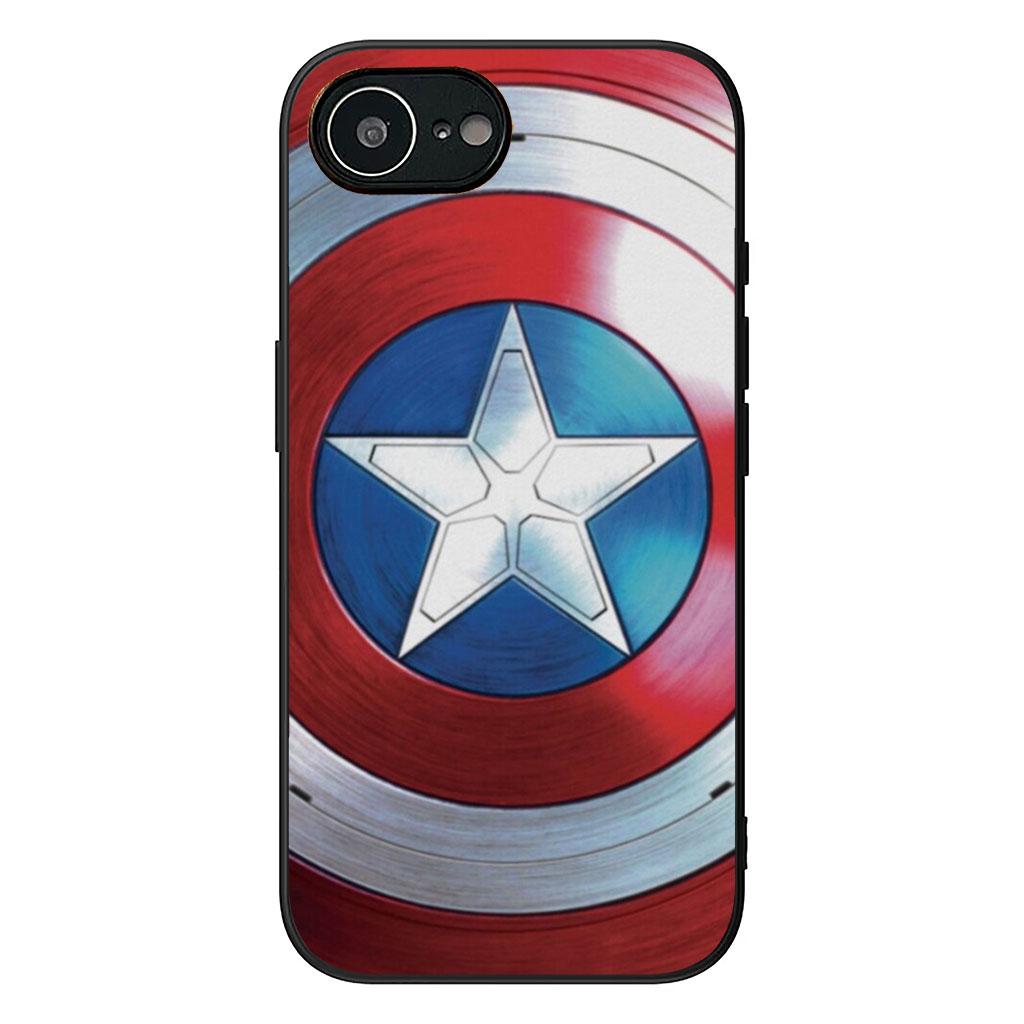 Marvel Captain America Shield Cover Phone Case for Xiaomi Redmi Note 14 12 13 ProPlus A4 A3 Pro Plus 12C 13C 14C 5G