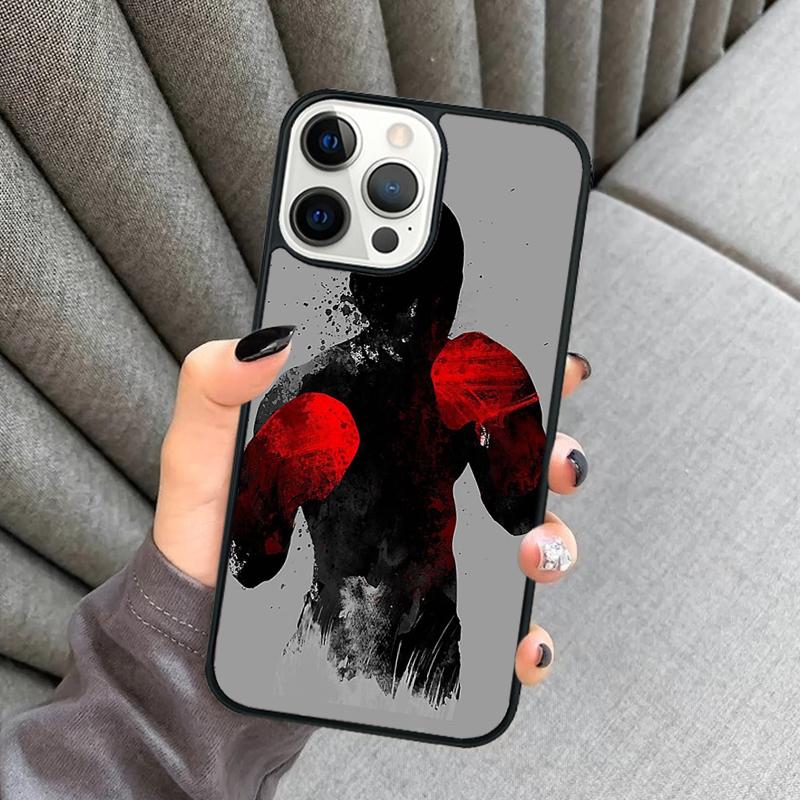 Kickboxing Fight Muay Thai Phone Case For iPhone 17 Air 16 16e 15 13 14 Pro Max 11 12 Plus 2022 MAX Shell Cover coque