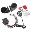 Electronic Horn System 12V 150dB Alarm Sound Remote Control Universal Fit for Car Sedan Truck SUV