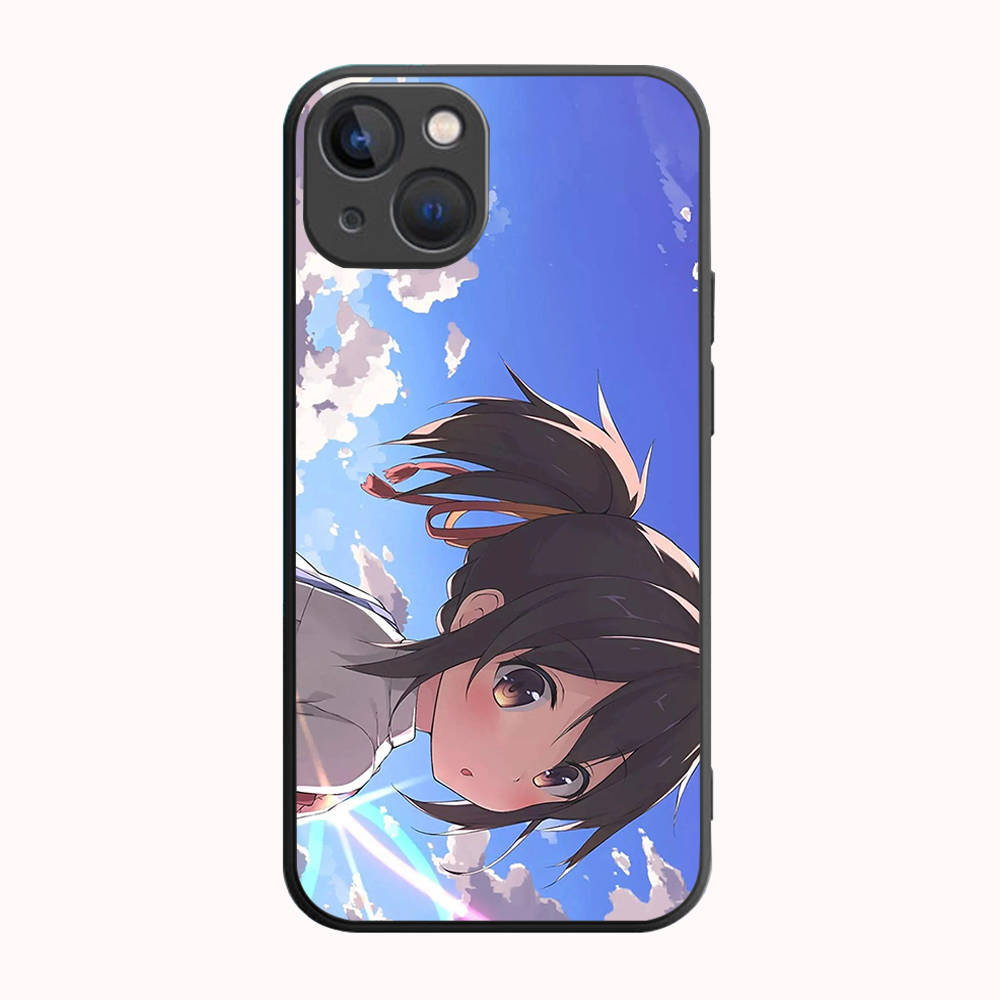 B-32 Your Name  Black Case for Redmi 10A 10C 12C 13C 9A 9C 9T A3X Note 10 9 9S 10S iPhone 11 12 13 14 15 16 X XS Pro Max Mini 7 8 Plus XR