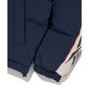Reebok Color Block Stand Collar Zipper Long Sleeve Down Jacket Unisex Outerwear Navy-Blue REJU4FD54N3