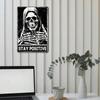 Metal Poster Skull Retro Wall Art Vintage Tin Sign for Bedroom LOSOXY