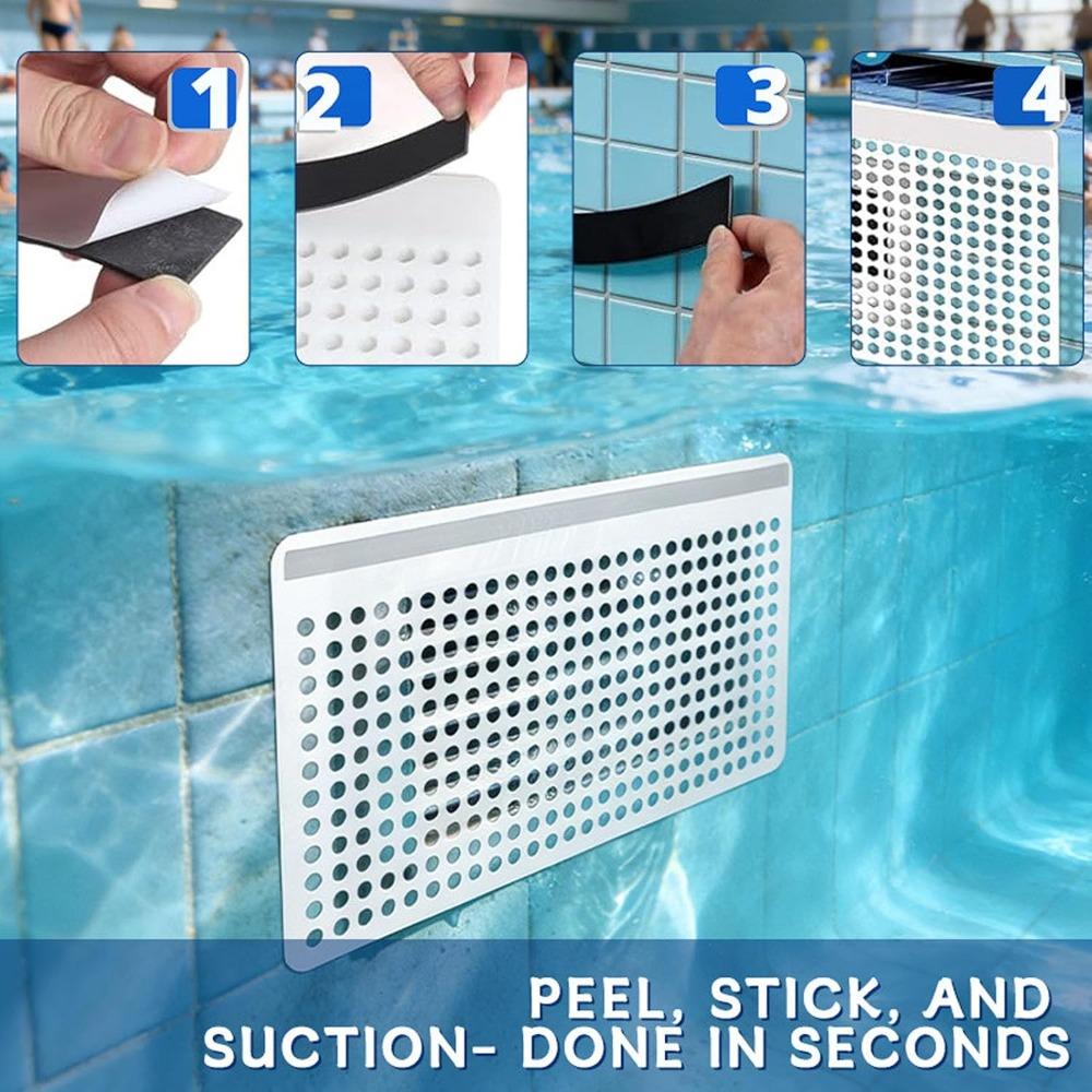 Magnetic Skimmer Net Cover PVC Skimmer Basket Protector Durable Leaf Guard Net