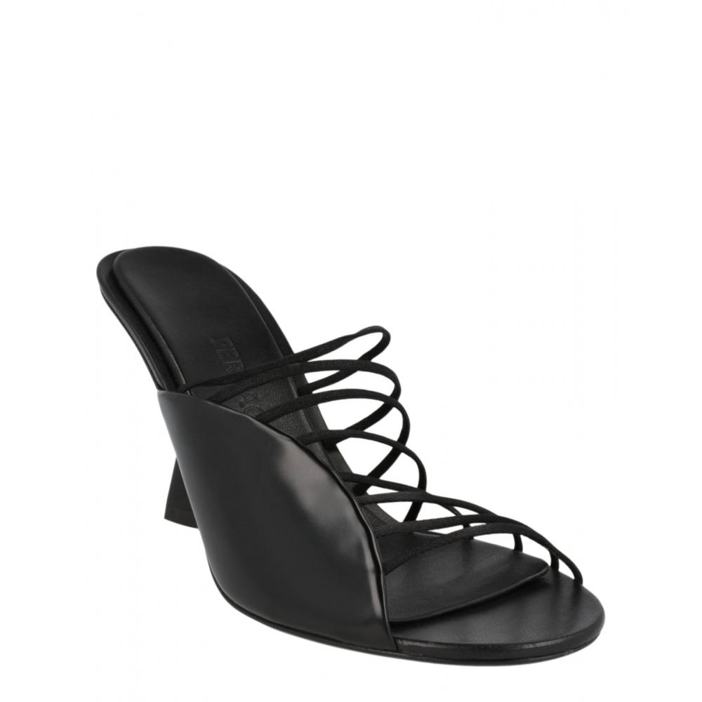 Salvatore Ferragamo Altaire Strappy Mules Black