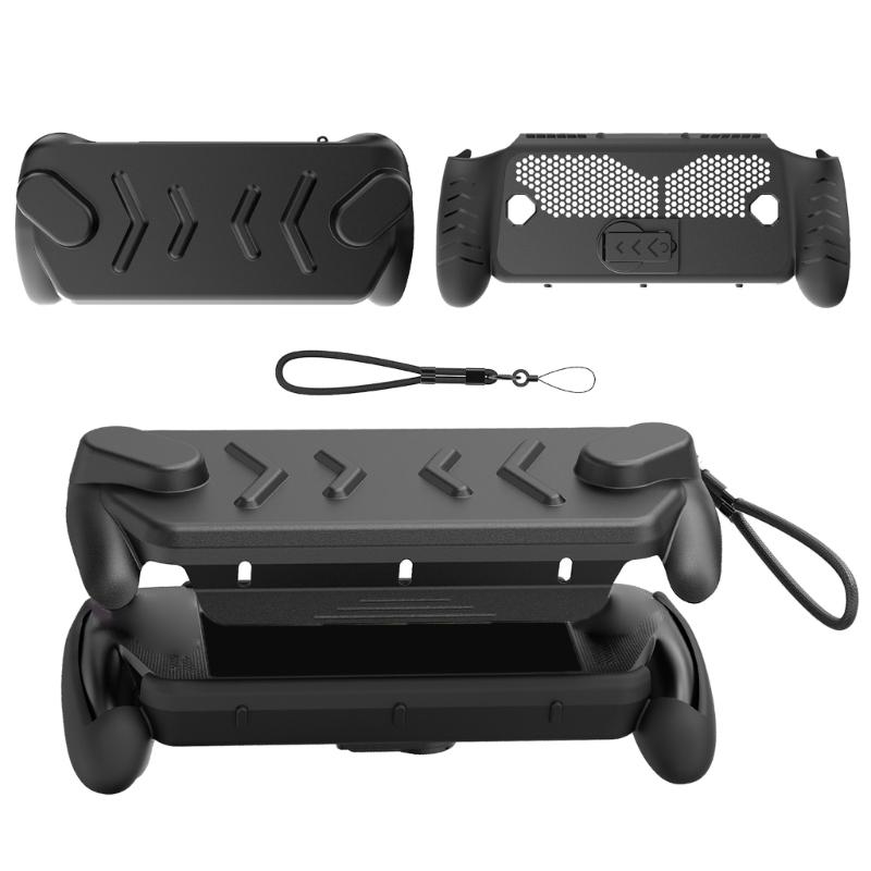 Gamepad Housing for ROG X Protective Cover Case Game Console Scratchproof Upper Bottom Shell with Kickstand