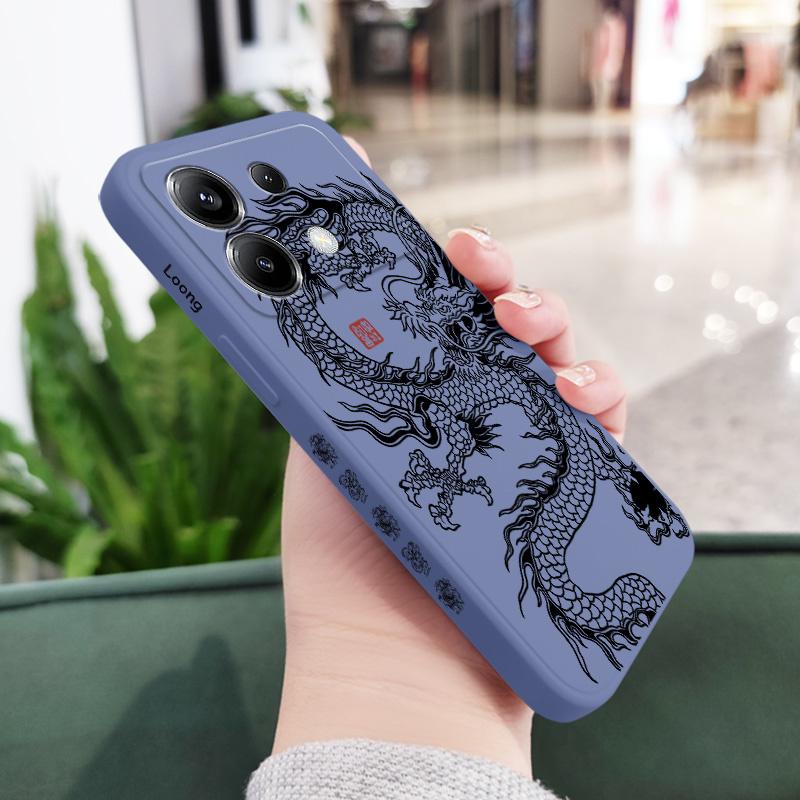 

Чехол для телефона Dragon Wings Fly для Xiaomi Poco F8 F7 X7 X6 F6 M6 M5 M5S F5 X5 F4 X4 M4 F3 M3 X3 Pro Ultra 4G 5G GT Силиконовая крышка Poco X6 светло-синий