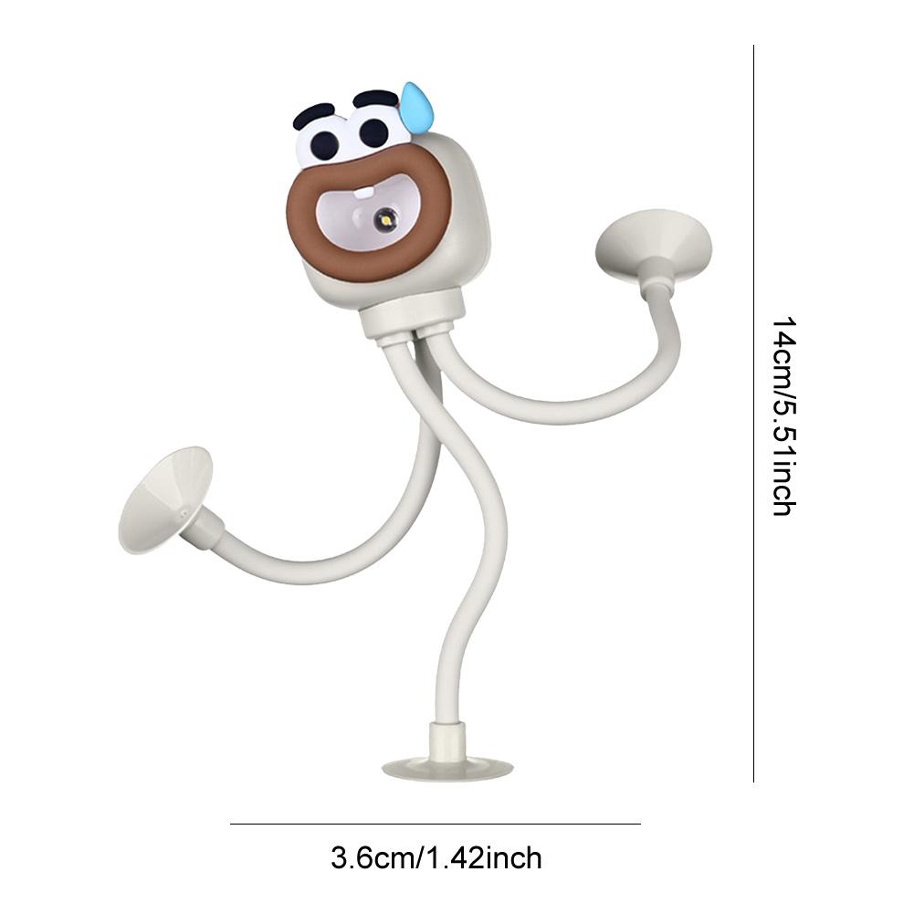 Octopus Night Light Changeable-Shape Bedside Lamp with Suction Cup Creative for Bedroom Living Room Christmas Decorations