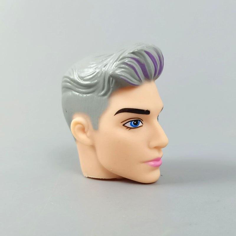 Make Up Golden Grey Hair Boy Doll Head for Ken Doll Heads for 1/6 BJD Dolls Accessories for Prince Ken DIY Toy for Children