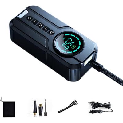 Portable Car Pump Tire Inflator Portable Inflatable Pump Bicycle Motorcycle Mini Digital Display Car Pump