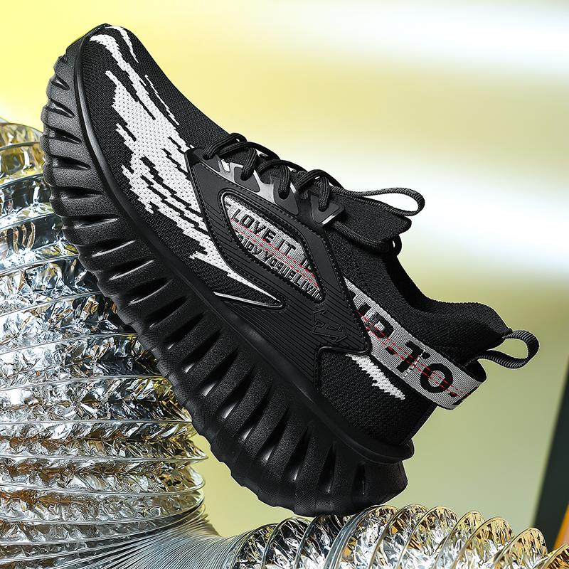 New Marathon Shoes Men's Thick Soled Cushioned Running Shoes Breathable Lightweight Couple Jogging Comfort Sports Training Shoes