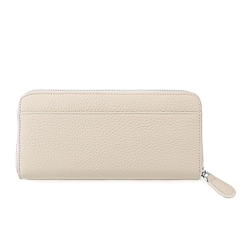 [Yocipa] Wallet Genuine Leather Ladies Round Zipper Long Wallet Large Capacity Leather card case Multifunctional wallet skimming Prevention Popularity