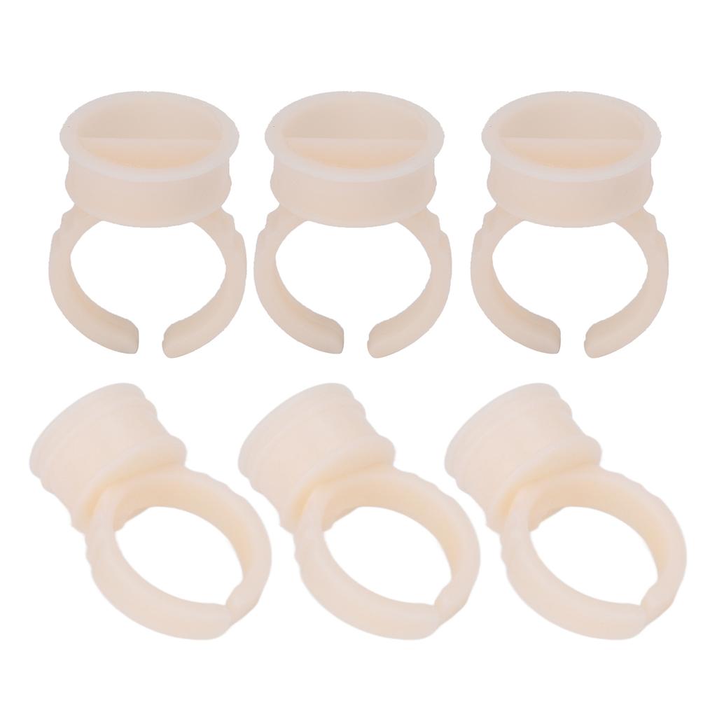200pcs Microblading Ink Ring Cup Disposable Eyebrow Tattoo Pigment Eyelash Extension Glue Holder