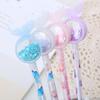 Cute Sequin Neutral Gel Pen 0.5mm Sign Tool Student Office Stationery for Wedding Bridesmaid Birthday Guest Gifts