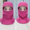 1pc Windproof Thermal Balaclava Full Face Cover Fleece Lined for Skiing Cycling Motorcycle under Helmet Outdoor Sports hat