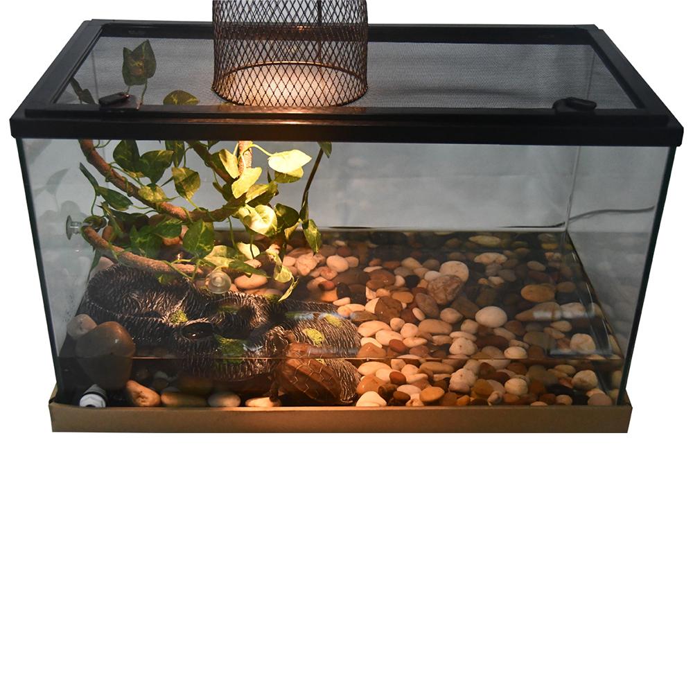 UVA+UVB Reptile Heat Lamp Holder 25/50/75W Full Spectrum Tortoise Light Blub