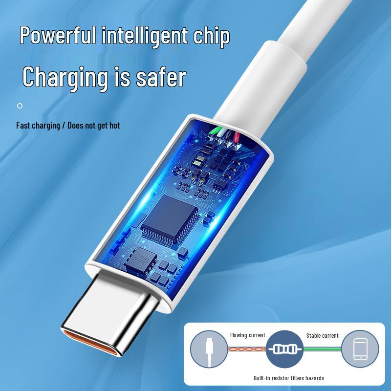 6A Super Fast Charging Type-C Cable for Huawei Mate40pro/30