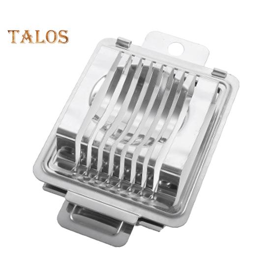 

Слайсер для вареных яиц, острая проволока, безопасная нержавеющая сталь, полезный эффективный слайсер для фруктов, клубники, кухонный инструмент серебряный