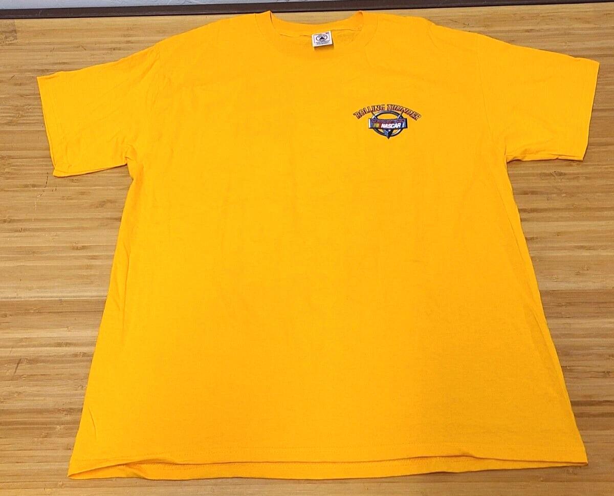 

Vintage 2001 NASCAR Rolling Thunder Racing Tracks Men s XL Shirt S