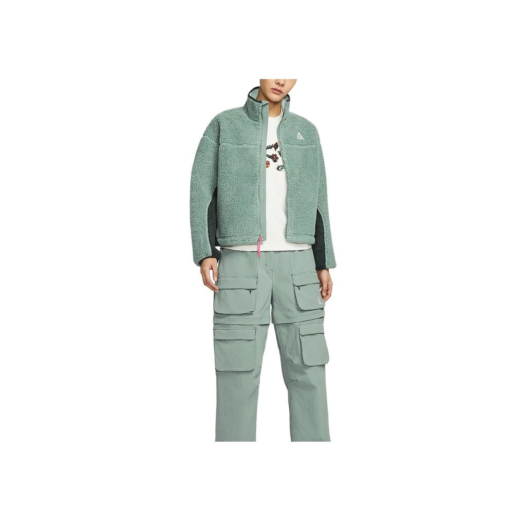 Nike ACG FW25 Chaqueta con cremallera y cuello alto Canwell Glacier Therma-FIT ADV Forrada de forro polar Manga larga Mujer chaquetas HV4706-364