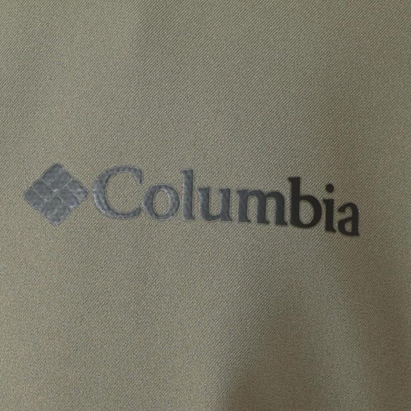 Columbia Hiking Omni-Shield Shoulder Zip Removable Hood Windproof Waterproof Comfortable Simple Softshell Jacket Men jackets Stone-Green WE6885-397