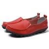 Fashion Women Flats Genuine Leather Fashion Footwear Women Shoe Moccasins Shoes Women Slip On Flat Shoes Soft Plus Size Tenis Feminino
