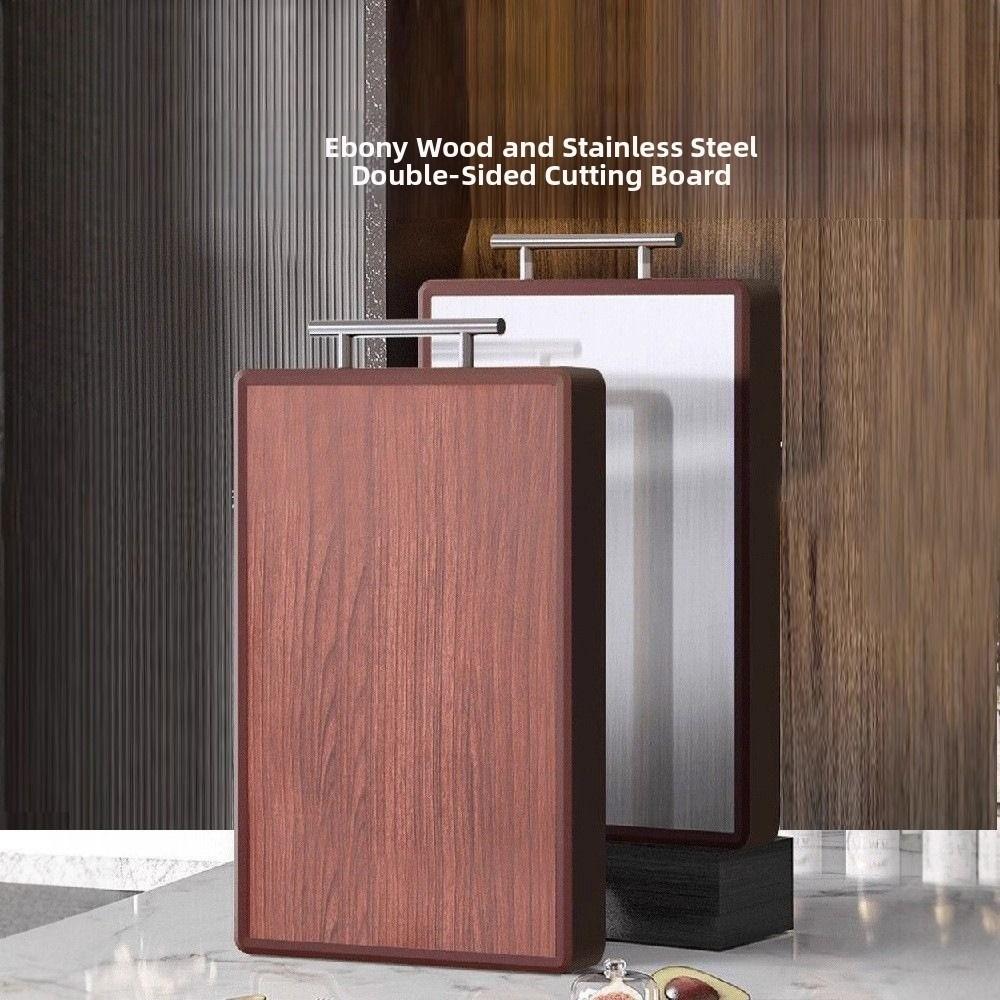 Anti-Mold Wood Chopping Board Anti-Slip Kitchen Chopping Block Double-sided Cutting Board  Kitchen