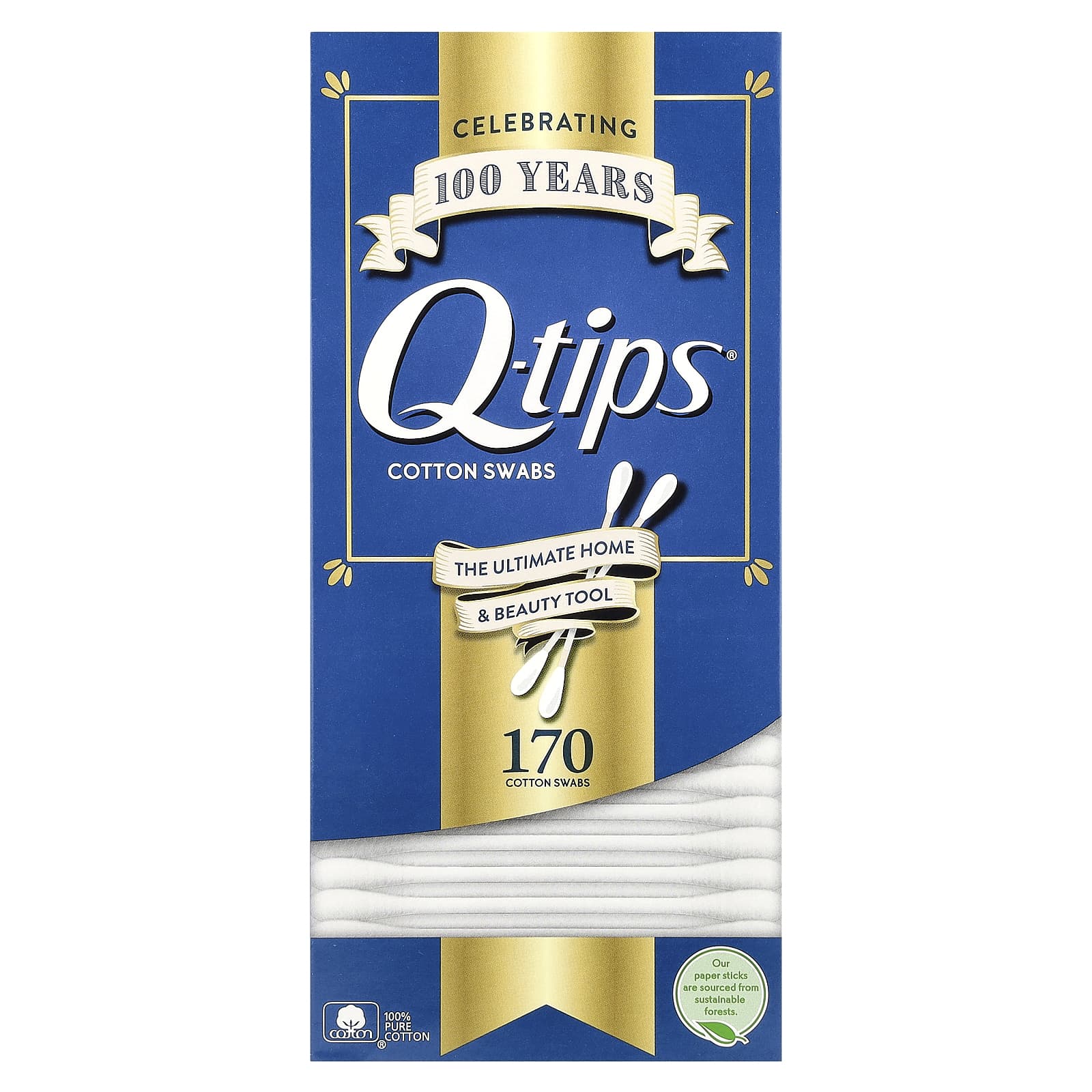 

Q-tips Ватные палочки, 170 штук