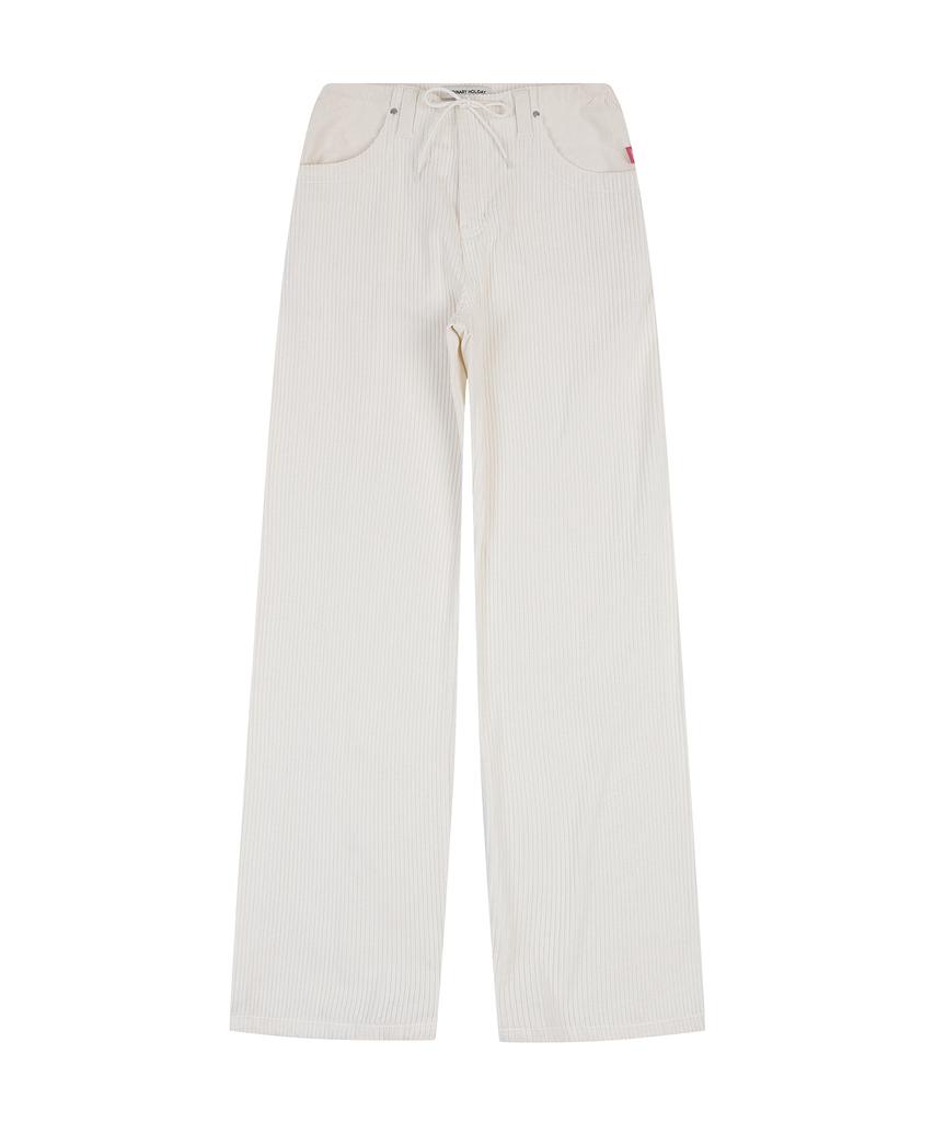 ORDINARY HOLIDAY Corduroy Wide Pants [Ivory]