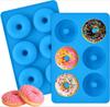 6 Holes Silicone Donut Mold Baking Pan Non-Stick Baking Pastry Chocolate Cake Dessert DIY Decoration Tools Bagels Muffins Donuts