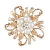Metal Flower Brooch for Women Versatile Pearl Brooch Jewelry Brooches  Party Clothing Accessories