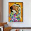 Modern Abstract Classic Gustav Klimt Family Painting On Canvas Posters And Prints Wall Art Picture For Living Room Cuadros Decor