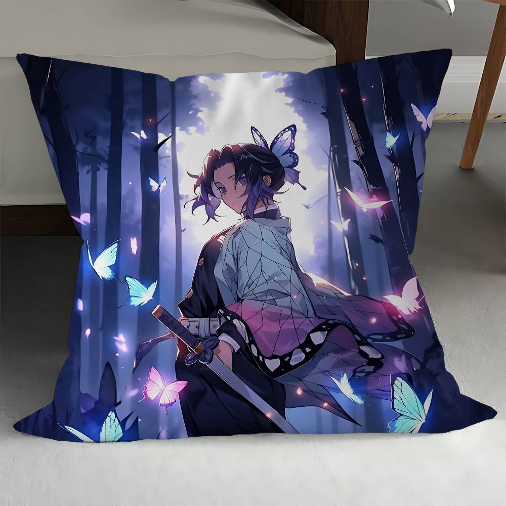 

Подушка Шинобу Кочо Подарки Предметы интерьера для дома и офиса Спальня Диван Автомобильная наволочка Чехол 45x45см 12x12Inch