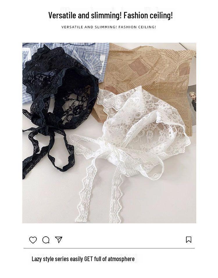 In stoc: Fustă midi nouă în stil coreean și japonez, stratificată, cu bordură moale din dantelă și șorțuleț mic